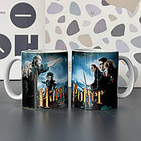 Чашка з принтом "Гаррі Поттер. Битва за Хогвартс", Кружка керамическая "Гарри Поттер"