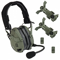 HD 16 Активные тактические наушники c микрофоном и креплением на каску