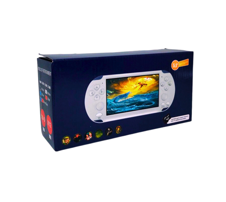 Игровая портативная приставка PSP X9 8GB Беспроводная консоль с встроенными ретро играми ТВ выход дисплей 5.1" - фото 10 - id-p1819601929