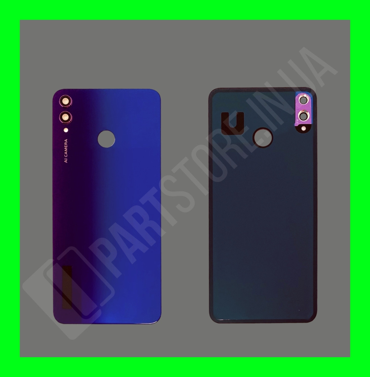 Кришка Huawei Honor 8X Violet зі склом камери