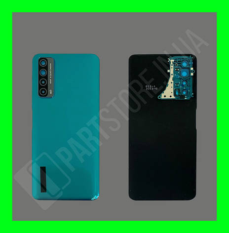 Кришка Huawei P Smart 2021 Green зі склом камери оригінал, фото 2