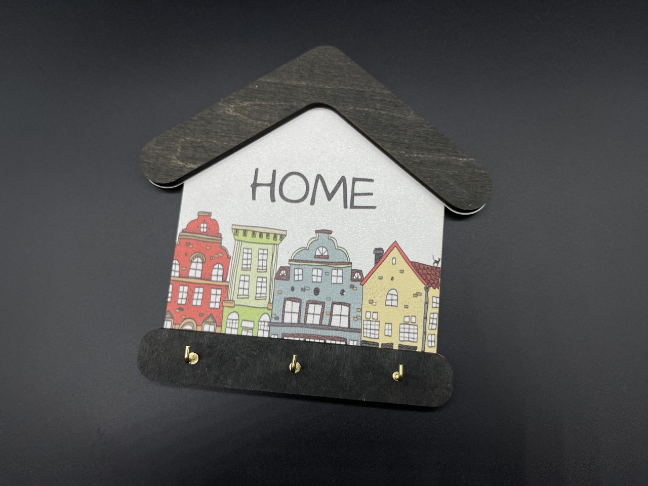 Ключниця будиночок "Home" 18х18см