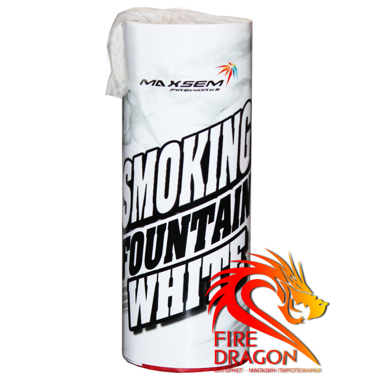 Біла димова шашка WHITE SMOKE MA0509, час: до 40 секунд, колір диму: білий