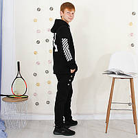 Теплий підлітковий спортивний костюм на хлопчика 10-15 років, фото 4