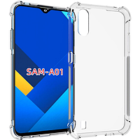 Чохол Fiji Proof для Samsung Galaxy A01 (A015) бампер з посиленими бортамиTransparent