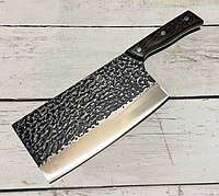 Надежный кованый кухонный топорик для разделки и рубки мяса костей 32см нож секач топор-тяпка мясника, GN16