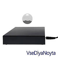 Левитирующий шар ( Buda Ball ), черный, квадратная подставка