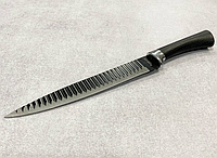 Качественный набор черных кухонных ножей с мраморным покрытием из 6 предметов для кухни ХЕ726, GN4