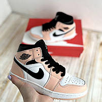 Класне жіноче взуття Nike Air Jordan 1 Retro. Молодіжні кросси жіночі Найк Аір Джордан на кожен день., фото 3