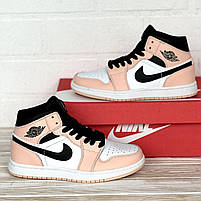 Класне жіноче взуття Nike Air Jordan 1 Retro. Молодіжні кросси жіночі Найк Аір Джордан на кожен день., фото 6