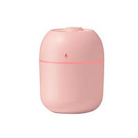 Увлажнитель воздуха с LED подсветкой Humidifier Розовый, Ультразвуковой увлажнитель воздуха