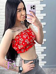 Літній топ з рюшами «Ruffie» оптом | Розпродаж моделі