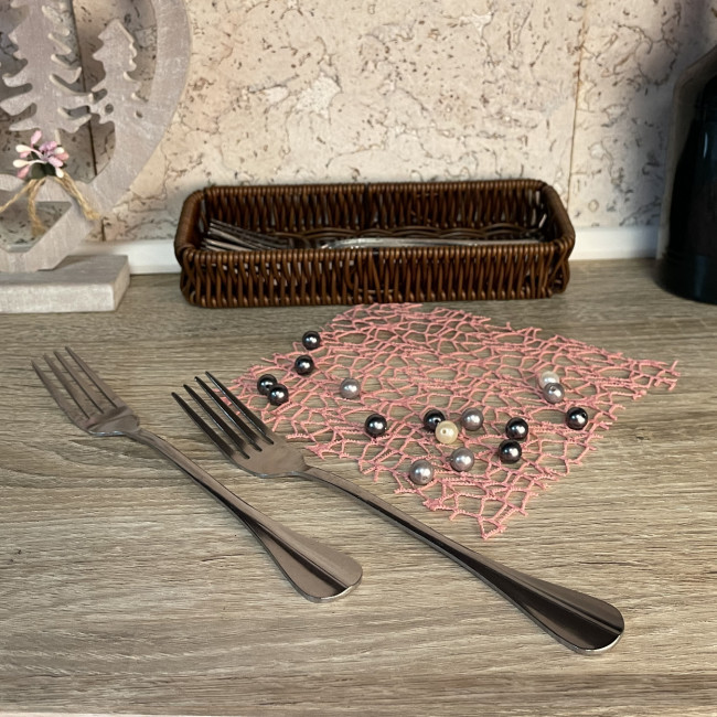 Набір столових виделок Helios Ребро 20 см 6 шт (7462), фото 1