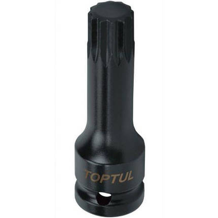 Головка торцева SPLINE ударна TOPTUL М18 L77 мм 1/2" KADB1618L, фото 1