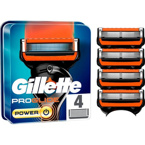 Сменные кассеты Gillette Fusion Proglide Power, на 5 лезвий (4шт.) от ...