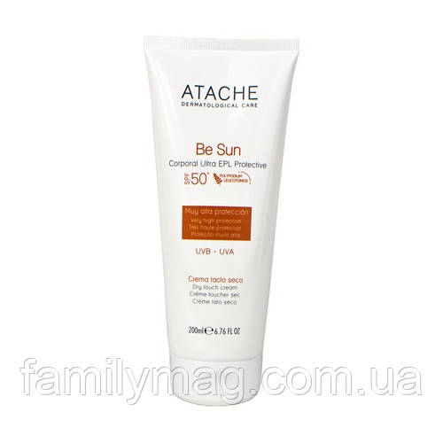 Омолоджувальний сонцезахисний крем для тіла Body Ultra EPL Protective SPF50+ Atache 200 мл