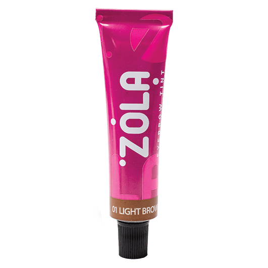 Фарба для брів з колагеном Zola Eyebrow Tint With Collagen №01 Light Brown 15 мл