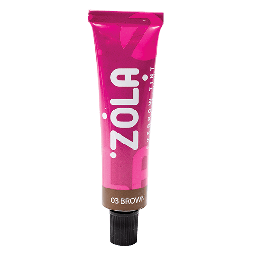 Фарба для брів з колагеном Zola Eyebrow Tint With Collagen №03 Brown 15 мл