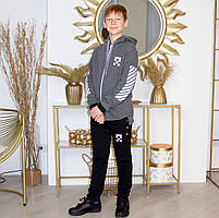 Теплий прогулянковий костюм підлітковий на хлопчика 10-15 років, фото 2