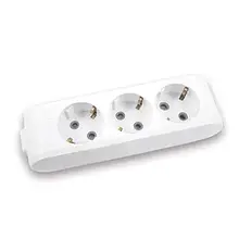 Колодка для мережевого фільтра Panasonic X-tendia WLTB04302GR-UA Gray 3 гнізда