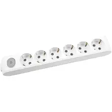 Колодка для мережевого фільтра Panasonic X-tendia WLTA04602GR-UA Gray 6 гнізд