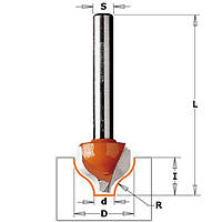 Фреза HM D=12,7 d=4 R=2 I=8 S=8 Профиль=B