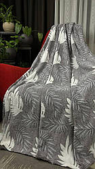 "Сніжок" плед двоспальний розмір 175*200 см тканина мікрофібра