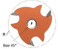 Пильное полотно HM D=47,6 I=4 F=8