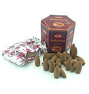 Пахощі"Sandalwood backflow "Сандаловий Дим" Hem кулі 34627, фото 8