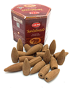 Пахощі"Sandalwood backflow "Сандаловий Дим" Hem кулі 34627, фото 5