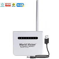 Wifi роутер модем 4g World Vision CONNECT MICRO 2 Київстар, Vodafone, Lifecell кабель до Powerbank в подарунок!