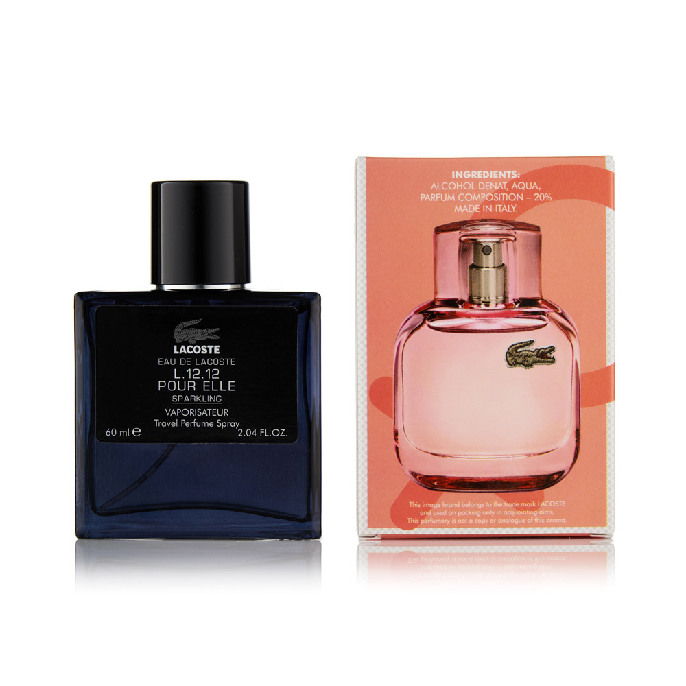Жіночий міні-парфум Lacoste L.12.12 Pour Elle Sparkling 60 мл (370)