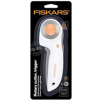 Роликовий ніж для різання тканини Fiskars Rotary Cutter Ø45 (1003910)