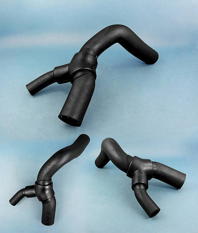 Патрубок радіатора підвідний нижній (потрійний) Chery Amulet A15-1303110, фото 1