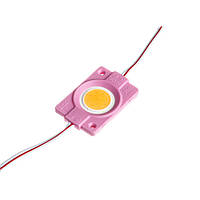 Світлодіодний модуль СОВ 12 V рожевий 1led 2.4 W коло IP65