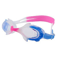 Очки для бассейна подростковые розово-голубые Sainteve SY-5600A
