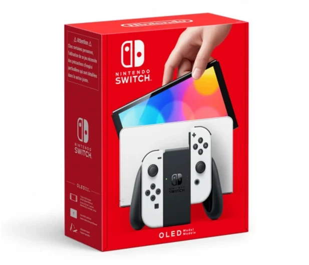 Nintendo Switch OLED with White Joy-Con (045496453435) (NSH008) HEG-S-KAAAA(EUR)