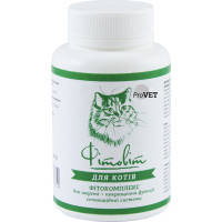 Витамины для кошек ProVET \" Фитовит\" для шерсти + улучшение функции мочевыводящей системы 100 табл.