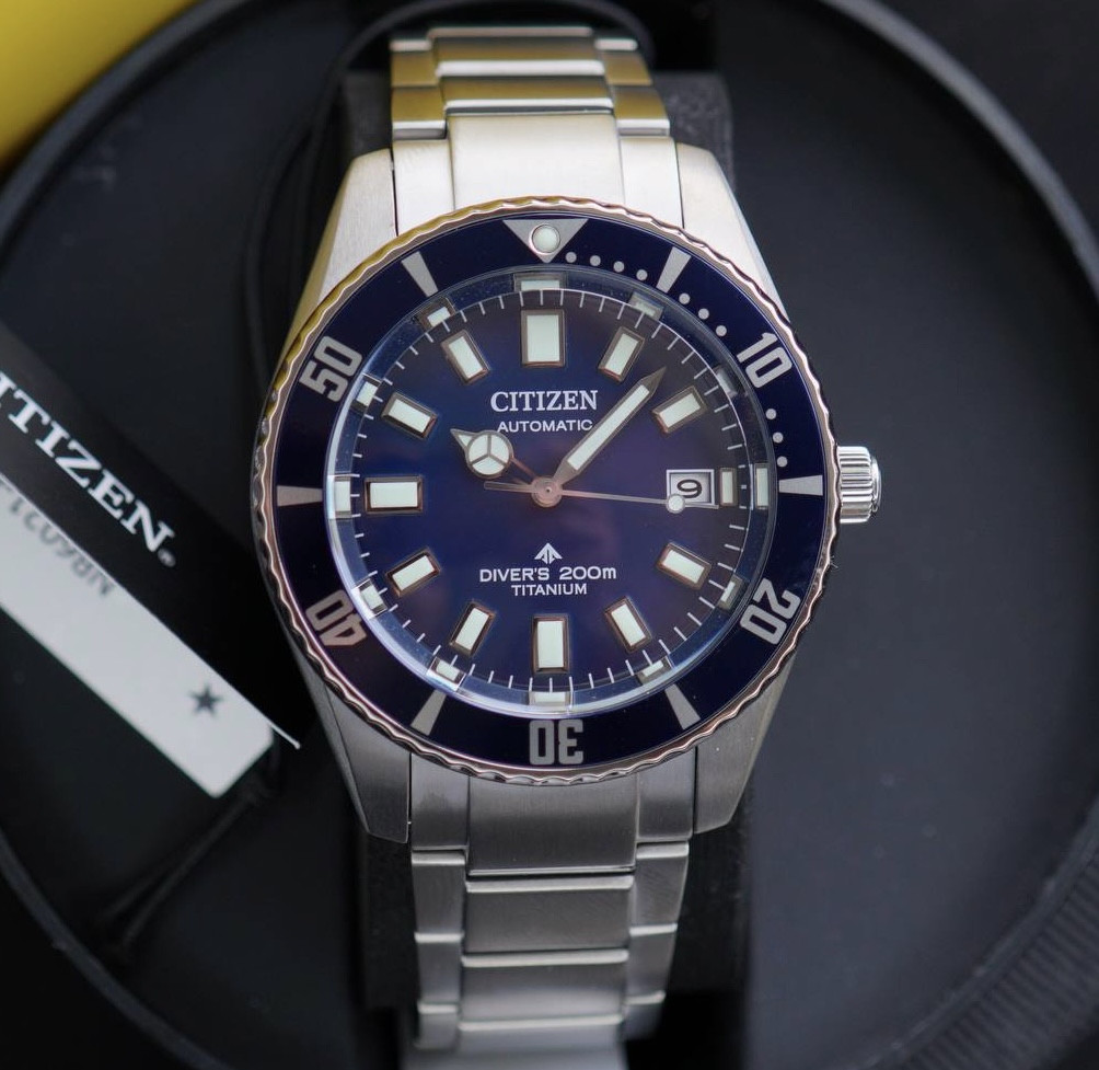 Годинник Citizen Promaster NB6021-68L Titanium Diver Fujitsubo