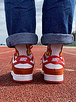 Кроссовки, кеды отличное качество Nike SB Dunk Low White Orange Размер 36