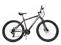 Хороший горный спортивный велосипед, профессиональный универсальный мужской велосипед Azimut Spark 29" GD черно-красный
