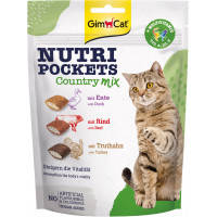 Лакомство для котов GimCat Nutri Pockets Кантри микс 150 г (4002064419183)