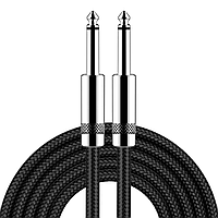 Аудіоінструментальний кабель (6 м) для музичних інструментів прямий штекер 6.3 мм на 6.3 мм виходом New