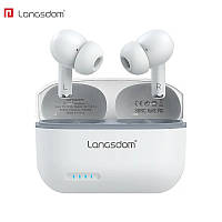 Беспроводные наушники с шумоподавлением ANC гарнитура TWS для телефона Langsdom TA02 ClearBuds White