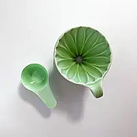 Пуровер Cafec Arita Зелений Ware Flower Dripper Cup4 Green