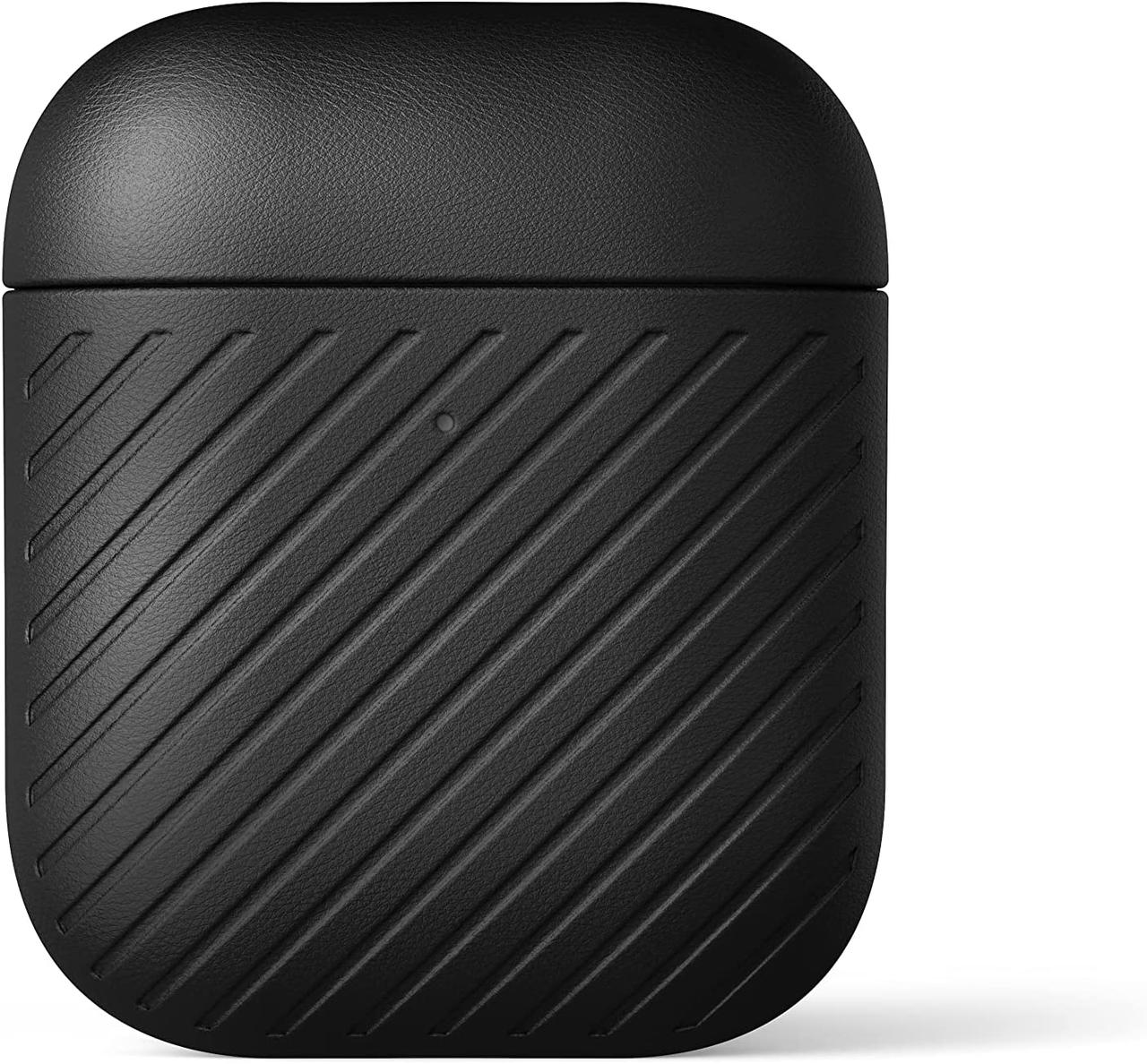 Чохол Moment Leather Black для AirPods 1 Gen | 2 Gen