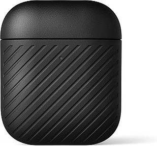 Чохол Moment Leather Black для AirPods 1 Gen | 2 Gen