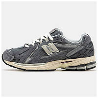 Чоловічі кросівки New Balance 1906D Grey Beige, сірі замшеві кросівки нью беланс 1906D беленс, NB 1906D