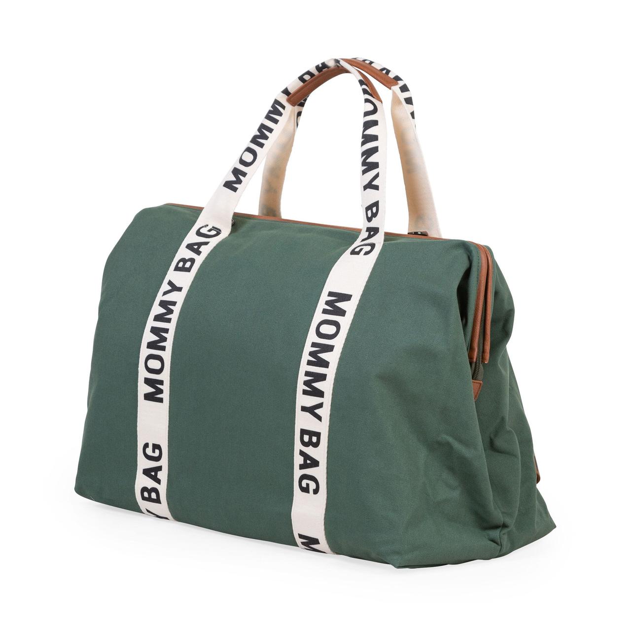 Childhome - Сумка Mommy bag Signature - canvas green