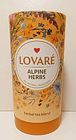 Чай в тубусе травяной Lovare Alpine herbs Ловаре Альпийские травы 80 г